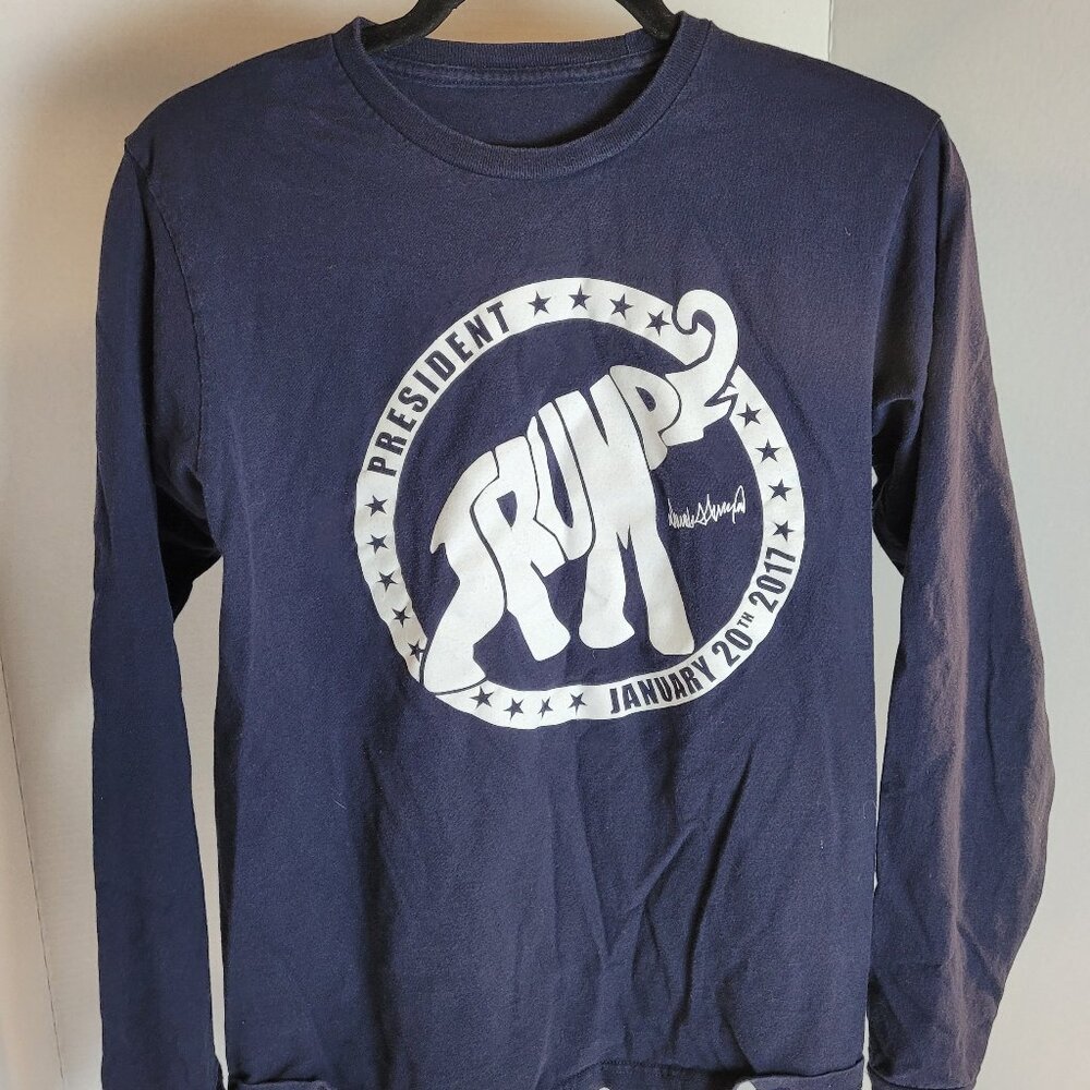 President Trump GOP Elephant Blue 2017 Unisex Shirt long sleeve t-shirt @ Medium